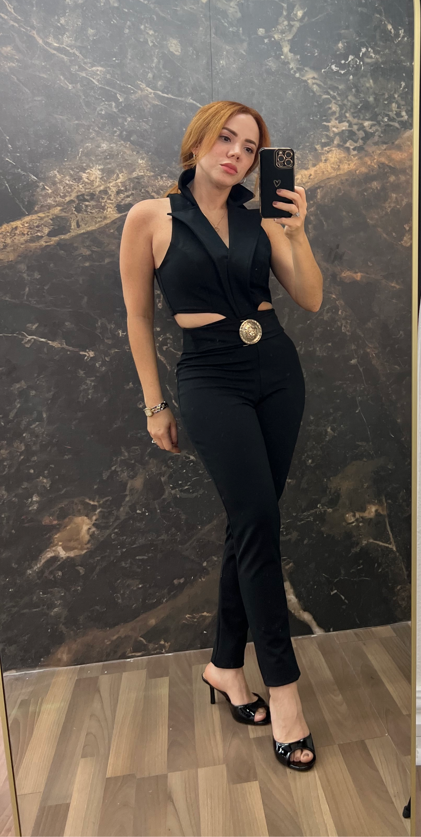 Black jumpsuit