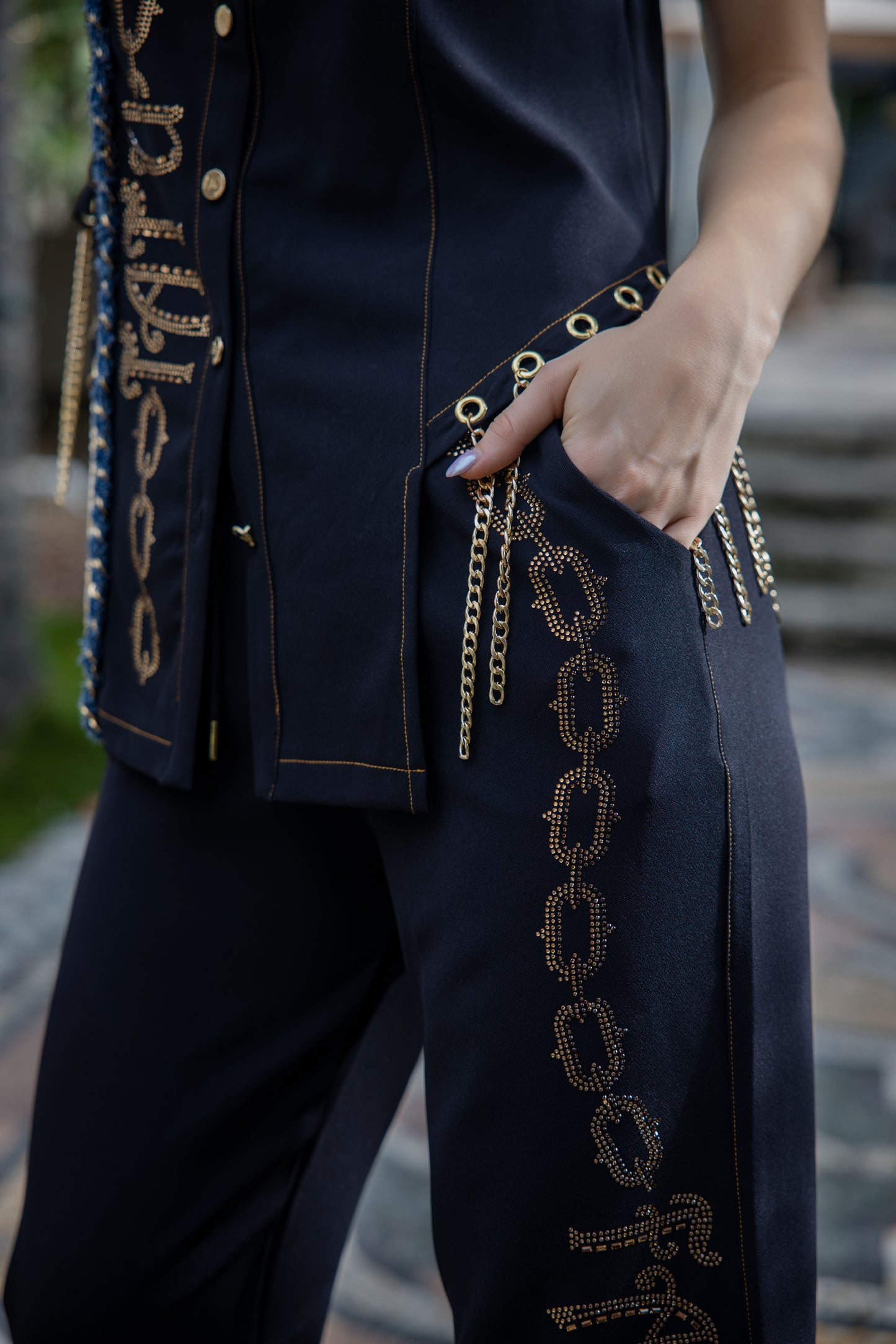 Luxury black set