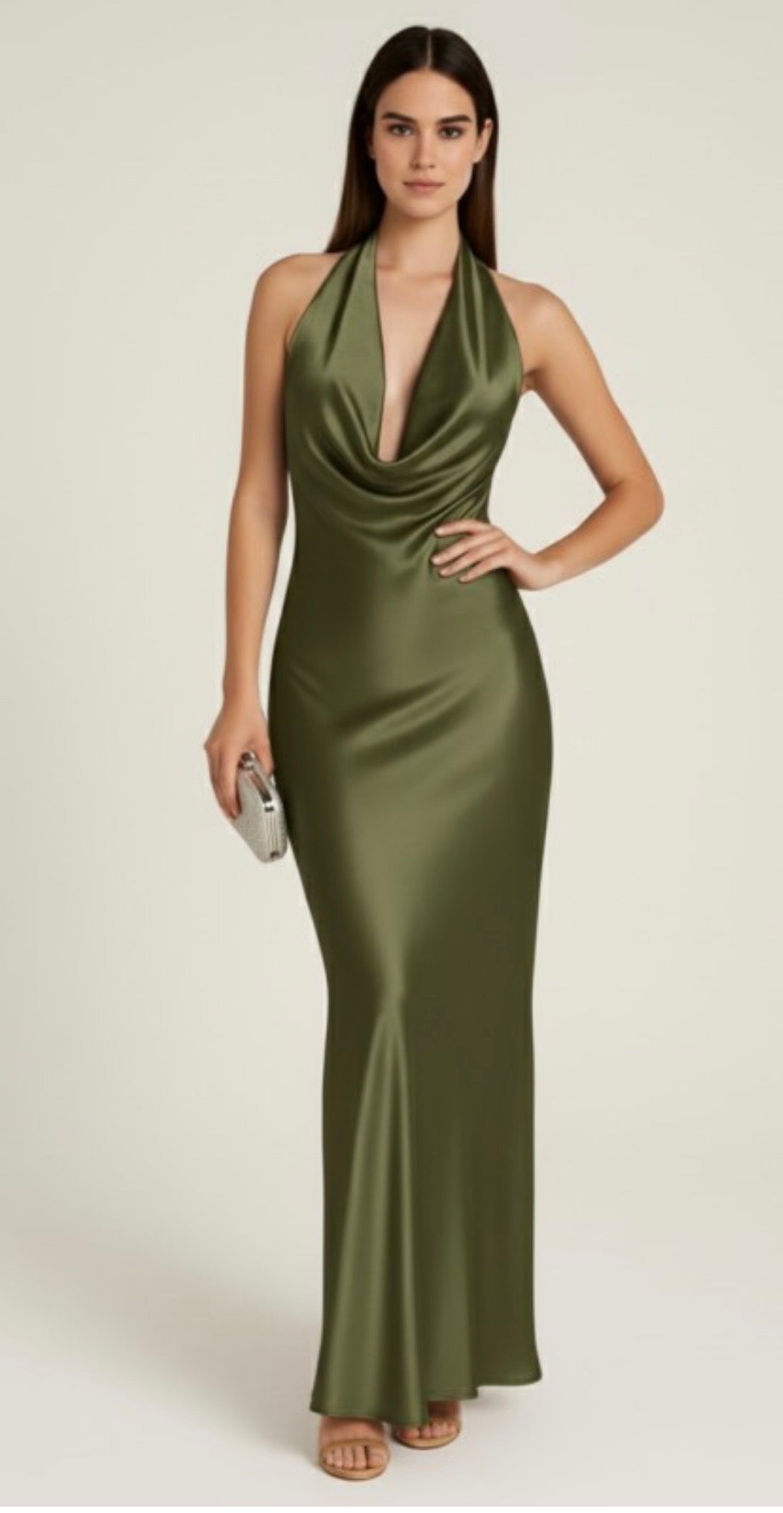 Olive Elegance Dress