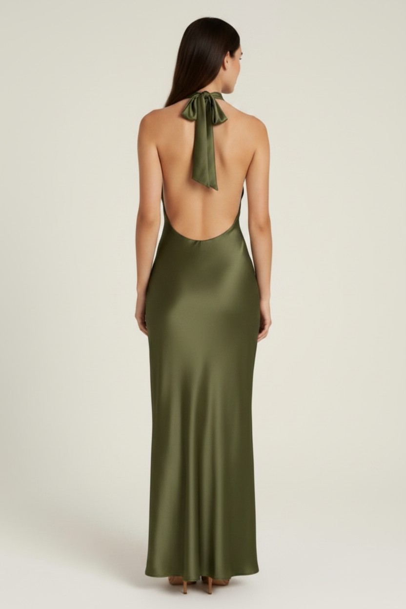 Olive Elegance Dress