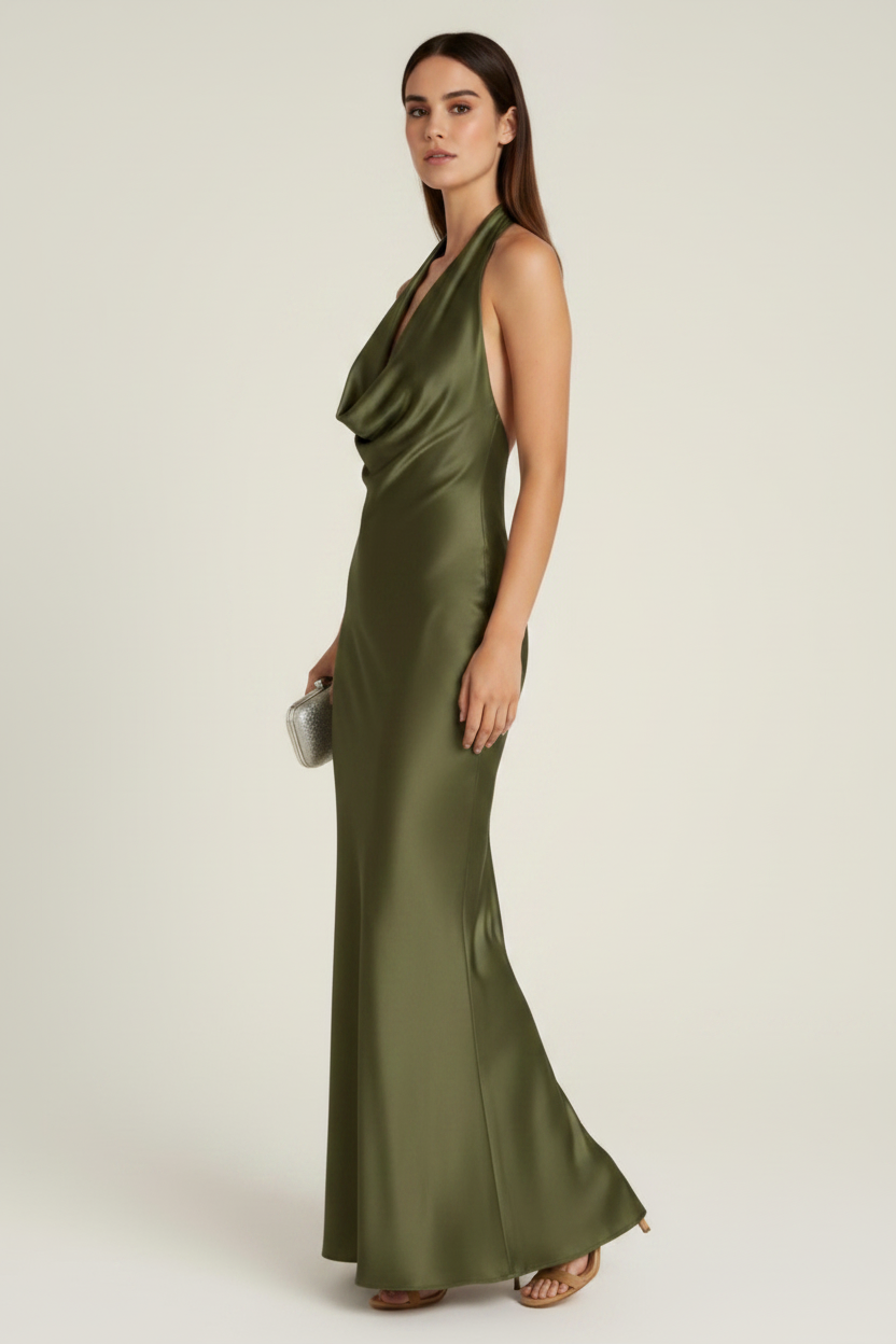 Olive Elegance Dress