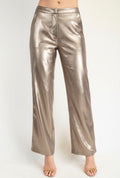 Champagne Metallic Pants