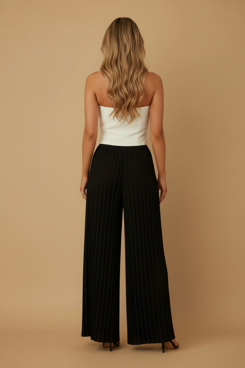 Mónaco contrasta jumpsuit