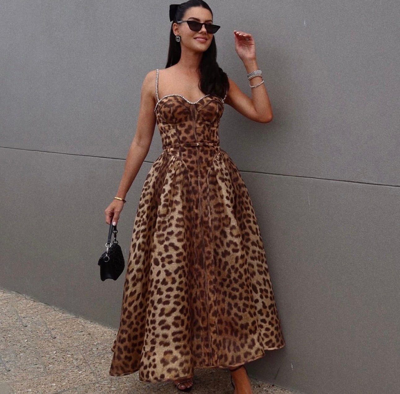 Leopard print dress