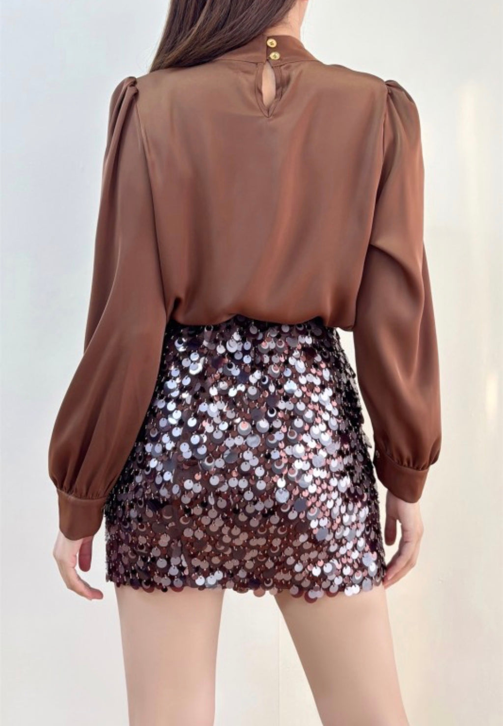 Siena satin blouse